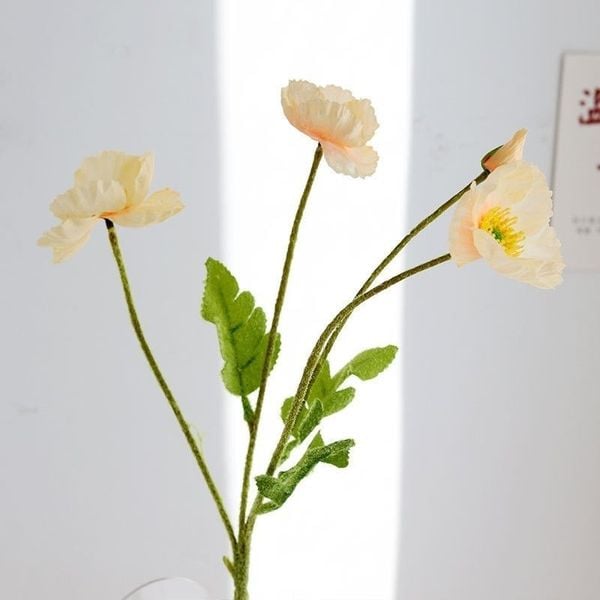 Hoa Anh Túc - Hoa giả để bàn, decor trang trí phòng, làm đạo cụ chụp ảnh cực đẹp