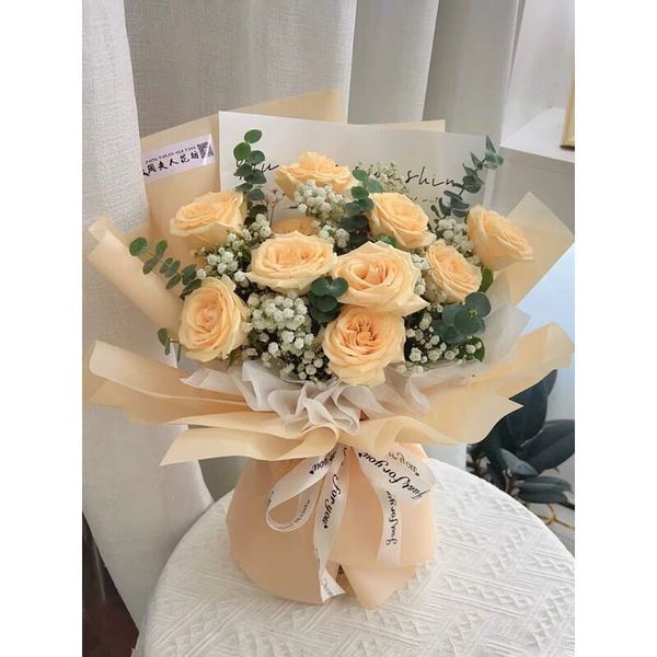 Cuộn giấy mếch mỏng - Cuộn giấy mếch lót Hàn Quốc - Dùng gói hoa cực đẹp