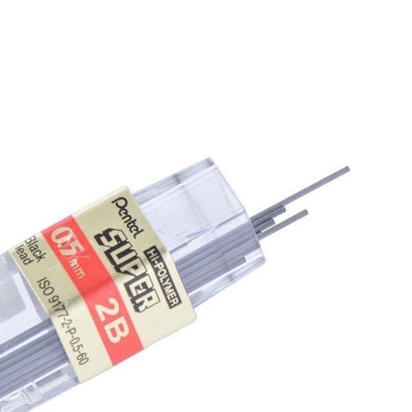 Ruột Chì Kim Pentel Hi-Polymer Super 2B Ngòi 0.5mm