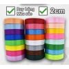 Ruy Băng Lụa Nhiều Màu Bản 2cm - Cuộn 22m