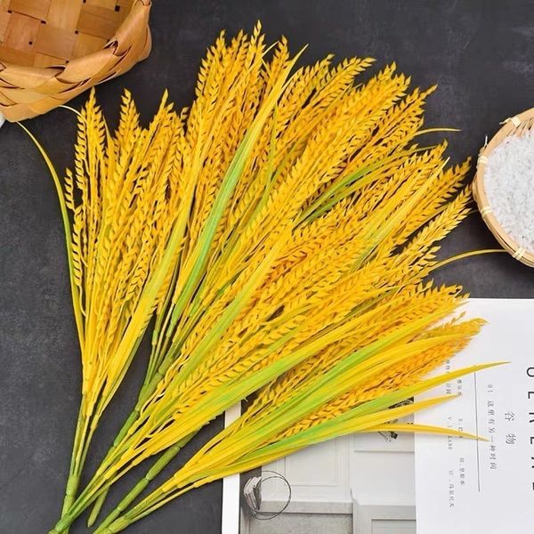 Combo 10 Cành lúa giả cao cấp - Cắm lọ hoa trang trí nhà cửa - Decor cực đẹp