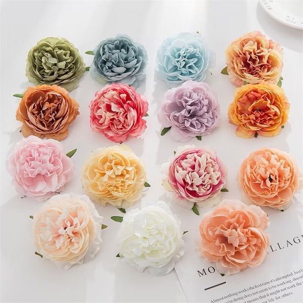 Hoa giả - Đầu bông hoa Mao Lương bằng lụa - Đầu bông hoa giả trang trí giỏ quà Tết, Trang trí tháp oản, tháp bia
