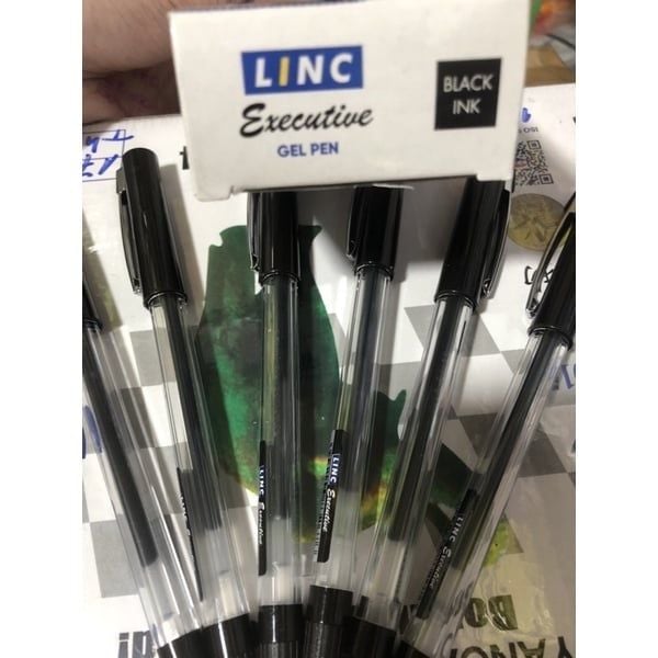 Bút Bi Nước LinC Executive ( Hộp 12 Chiếc) - Chính Hãng Ấn Độ