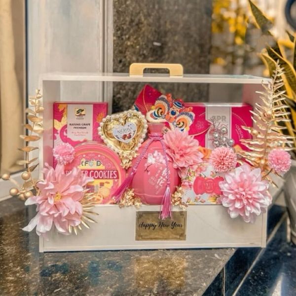 Hoa giả - Đầu bông hoa Cúc Pháp bằng vải lụa - Đầu bông hoa giả trang trí tháp oản, trang trí giỏ quà Tết