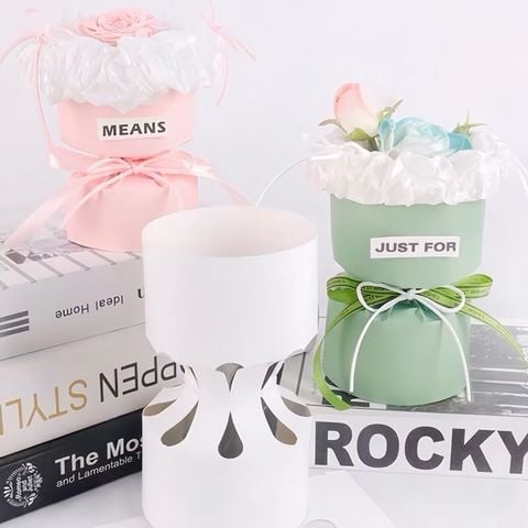 (Lẻ 1 Chiếc) Cốt bìa giấy mini gói hoa 1 bông - Cốt bìa định hình bó hoa - Giấy gói hoa mẫu mới