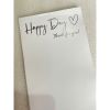Giấy gói hoa - Set 10 tờ giấy mini lót bó hoa 1-3 bông chữ Happy Day - Khổ 13x25cm