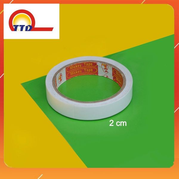 Cuộn Băng Dính 2 Mặt Các Cỡ_Dài 11 mét