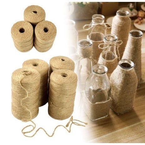 Dây Thừng Trang Trí - Dây Đay, Day Cói Trang Trí, Treo Ảnh - Quần Lọ Hoa. Gói Quà, Đồ Lưu Niệm