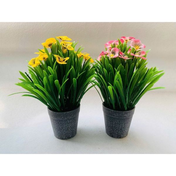 Hoa Giả - Chậu Hoa Giả - Chậu hoa thuỷ tiên giả trang trí nhà cửa - Decor siêu đẹp
