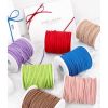 (Lẻ 5 mét) Cuộn dây nhung - Cuộn dây da lộn - Làm đồ handmade - Trang trí bó hoa, hộp quà