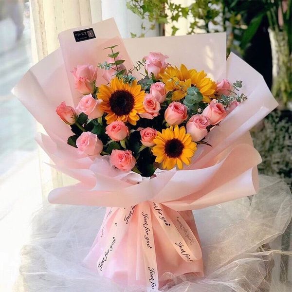 Giấy gói hoa - Giấy mika trơn gói hoa, lót giỏ quà cực đẹp - Sỉ, lẻ