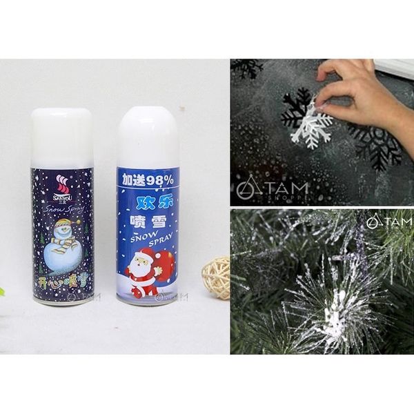 Bình Xịt Tuyết Không Tan -Trang Trí Noel