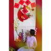 Mành tre decor trang trí Tết, phông mành chụp ảnh cực đẹp - Khổ 1,6m x 2m