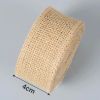 Ruy băng vải bao bố - Làm đồ handmade, thắt nơ hộp quà - Decor trang trí kiểu Vintage - 4cm x 5 mét