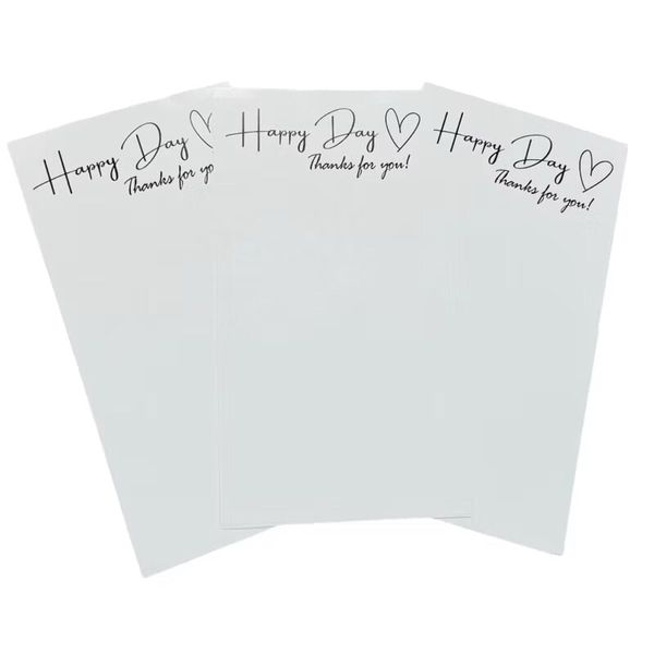 Giấy gói hoa - Set 10 tờ giấy mini lót bó hoa 1-3 bông chữ Happy Day - Khổ 13x25cm