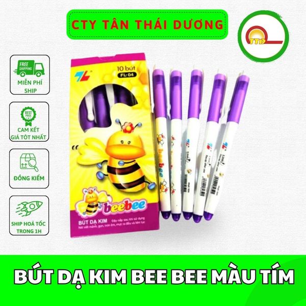 BÚT DẠ KIM BEE BEE MÀU TÍM