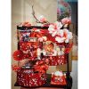Cành Đào Giả Trang Trí Tết Dài 30Cm