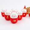 Mèo Thần Tài Xốp Decor Trang Trí Vòng Đào, Hoa Tết
