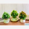Chậu cây giả - Chậu cây tú cầu nhí để bàn - Decor trang trí nhà cửa cực đẹp