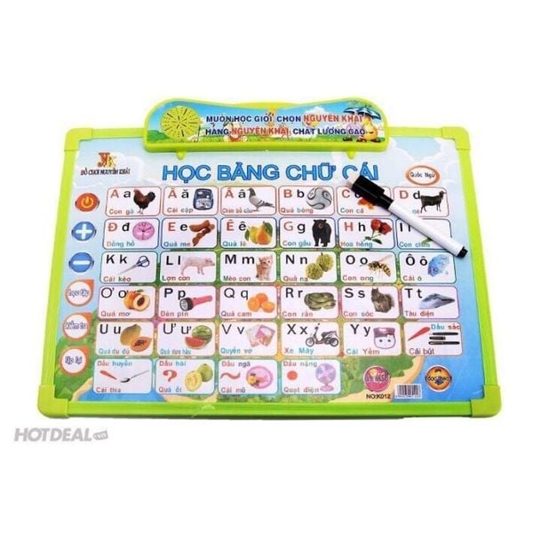 Bảng Học Chữ Cái Điện Tử Thông Minh Với 9 Chủ Đề, Bảng Học Chữ Cái Đa Năng Dành Cho Bé