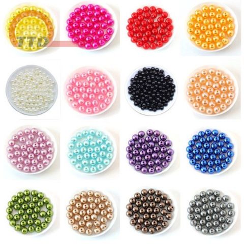 100G HẠT NGỌC TRAI NHỰA - TRANG TRÍ OẢN - TRANG TRÍ HOA - LÀM ĐỒ HANMADE