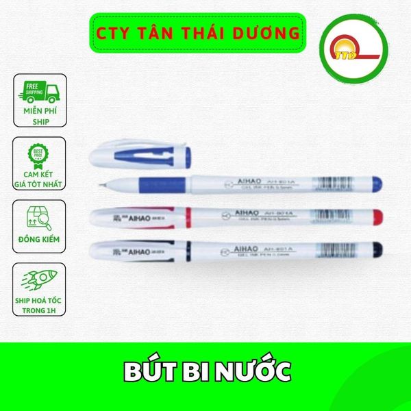 [ Combo 5 chiếc ] Bút bi nước AIHAO 801A