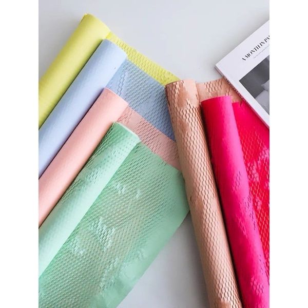 Giấy gói hoa - Cuộn giấy tổ ong cao cấp gói hoa tươi, hoa sáp - Khổ 50cm x 9m