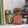 Set 5 tờ giấy gói quà Noel - Giấy gói quà giáng sinh hoạ tiết đẹp mắt và độc đáo - Khổ 50x72cm