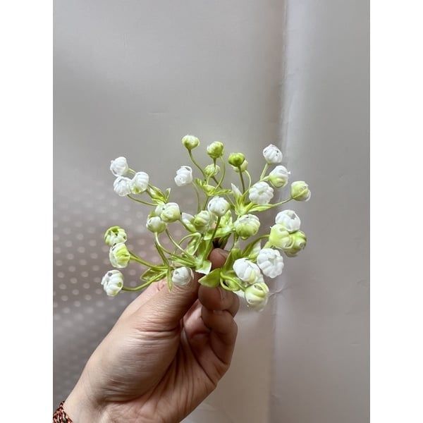 100g hoa baby - hoa nhí - cỏ điểm trang trí hộp quà , bó hoa tươi - hoa sáp