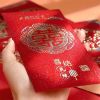 Set 2 chiếc Lì Xì đỏ mừng đám cưới, mừng năm mới - Lì Xì đỏ kèm tua rua giấy nhũ cao cấp và sang trọng