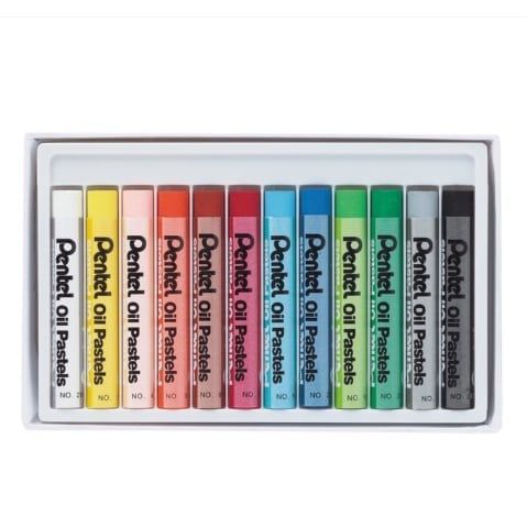 Sáp Dầu Pentel 50 Màu Chính Hãng - Hàng Cao Cấp - Loại Đẹp
