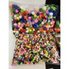 Túi 1000 hạt pompom bằng bông , trang trí , dụng cụ học tập