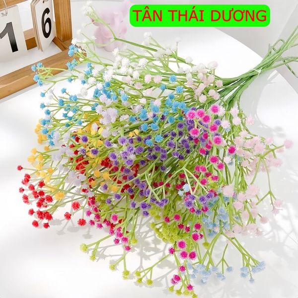 Hoa Giả - Cành hoa baby cao cấp, Cắm lọ hoa trang trí - Decor Trang trí nhà cửa cực đẹp
