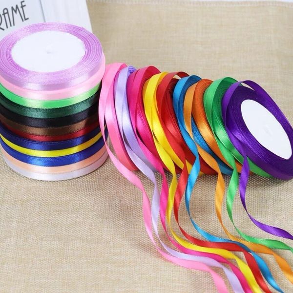 1cm x 22met  Ruy Băng Lụa Nhiều Màu