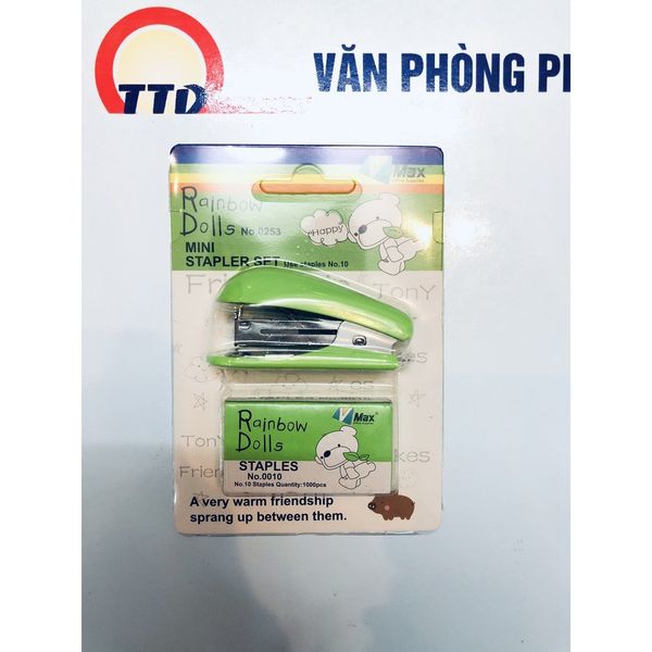 Máy Dập Ghim Mini Cute Kèm Hộp Ghim