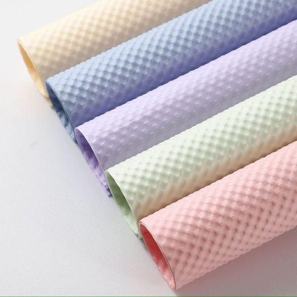 Giấy gói hoa vân dập nổi - mẫu mới nhất - tập 10 tờ