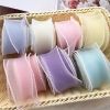 Ruy băng voan viền ngọc - loại không lõi bản 4cm