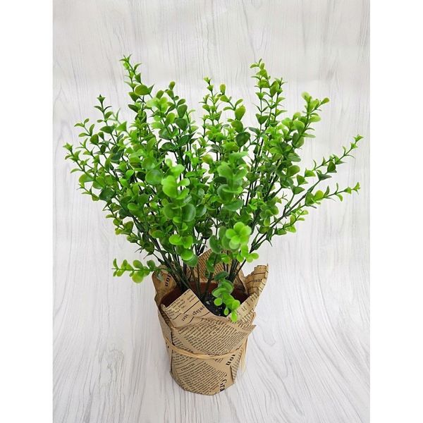 1 CÀNH BẠCH ĐÀN GIẢ - cắm bình hoa - trang trí nhà cửa - decor quán cà phê VV