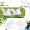 Set 2 con chim bồ câu giả trang trí đám cưới, decor trang trí tiểu cảnh