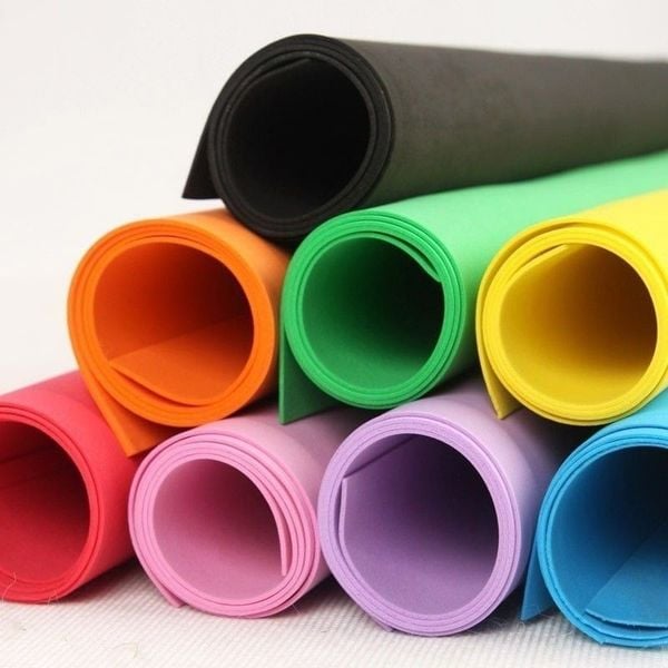 Xốp Bitis - Xốp EVA , Mút xốp màu khổ lớn làm đồ thủ công, làm đồ handmade độc đáo dễ thương - Dày 5mm