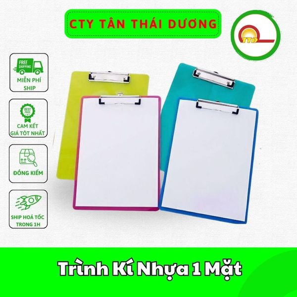 Trình Kí Nhựa 1 Mặt Khổ a4 ,a5