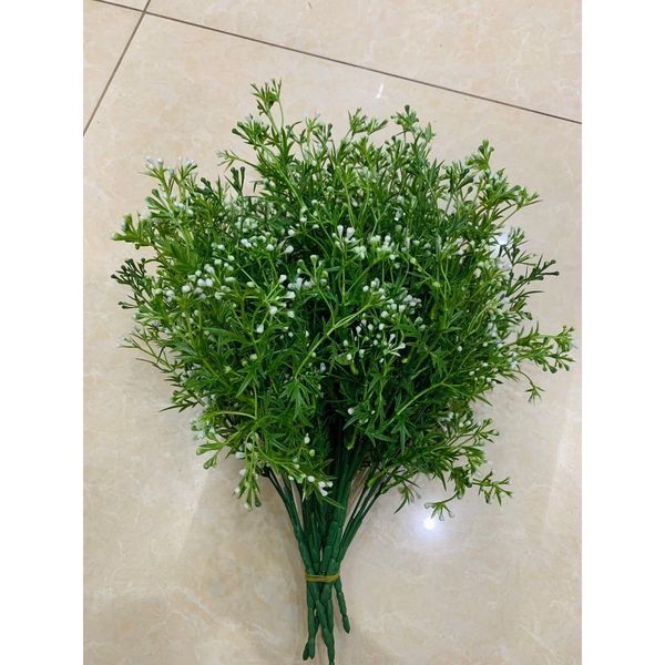 1 Cụm điểm hoa bi hạt decor trang trí nhà cửa - Cây Hoa Giả Trang Trí