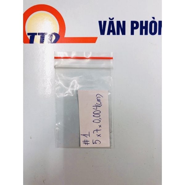 500G Túi Zipper, Túi Miết Trong Suốt Từ Số 00 - Số 12_Loại Dày Đẹp
