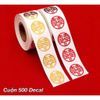 Decal Chữ Hỷ - Tem Chữ Hỷ dán trầu cau, trang trí tráp ăn hỏi, đám cưới