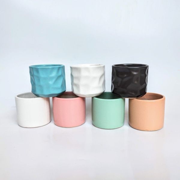 Chậu gốm, sứ cỡ nhỏ - Chậu gốm sứ mini - Chậu trồng cây để bàn, trồng sen đá - Trang trí nhà cửa