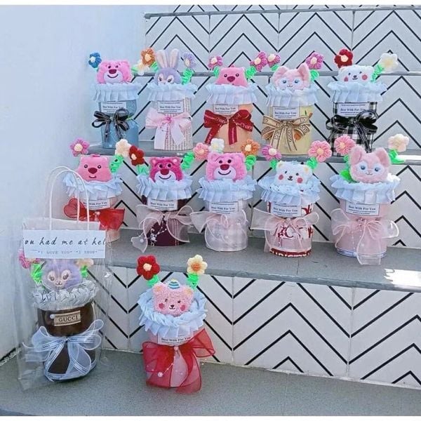 Tập 20 tờ Cốt giấy bìa mini gói hoa 1 bông - Định hình bó hoa - Gói hoa tươi, hoa sáp cực đẹp