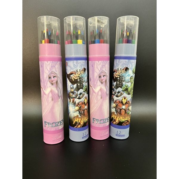 Hộp Bút Chì Màu - 12 , 18 , 24 , 36 màu ( Có Kèm Sẵn Gọt Chì )