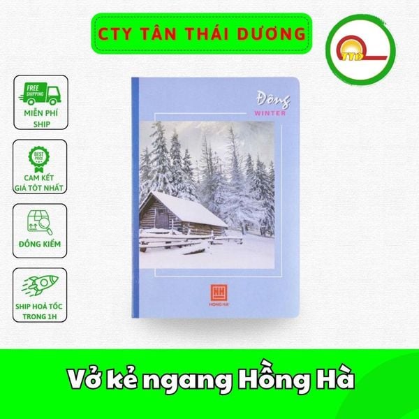 Vở kẻ ngang Hồng Hà 120 trang Pupil Bốn mùa (5 quyển)