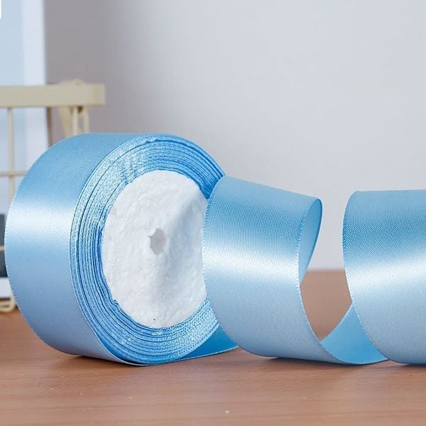 (Sỉ 5 cuộn)  Ruy Băng Lụa  Bản 4cm - 22met