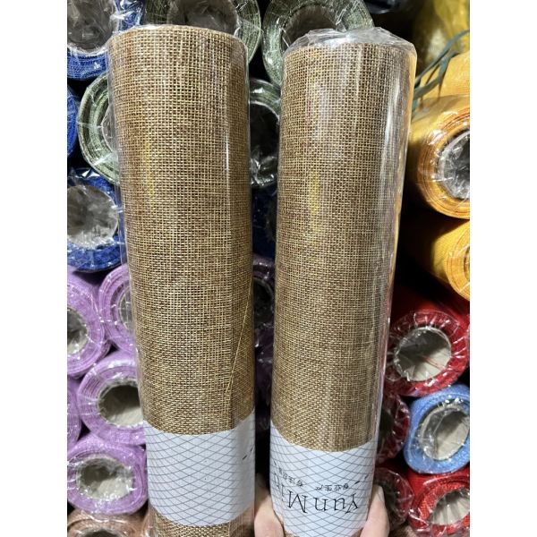 CUỘN LƯỚI VẢI BAO BỐ - Lưới thô ĐỒ LÀM HOA - GÓI HOA- Trang Trí Giỏ Quà